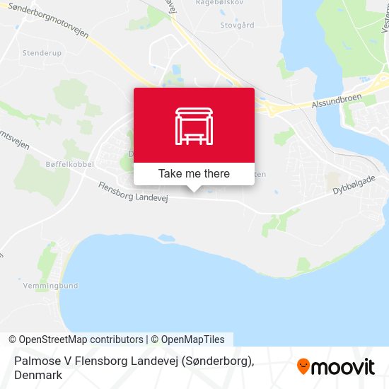 Palmose V Flensborg Landevej (Sønderborg) map