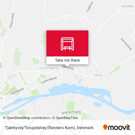 Tjærbyvej / Torupdalvej (Randers Kom) map