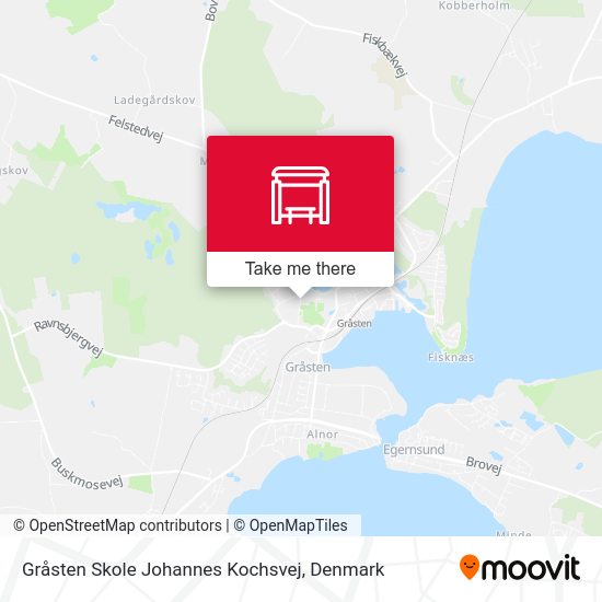 Gråsten Skole Johannes Kochsvej map