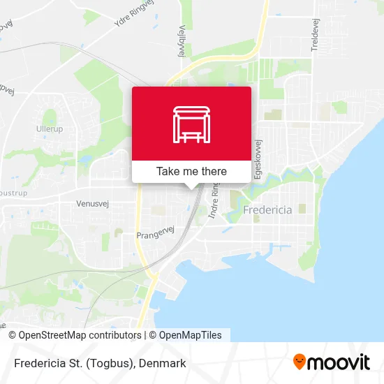 Fredericia St. (Togbus) map
