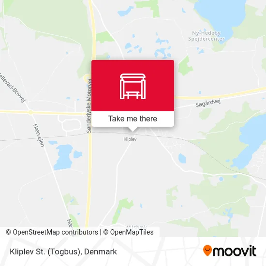 Kliplev St. (Togbus) map