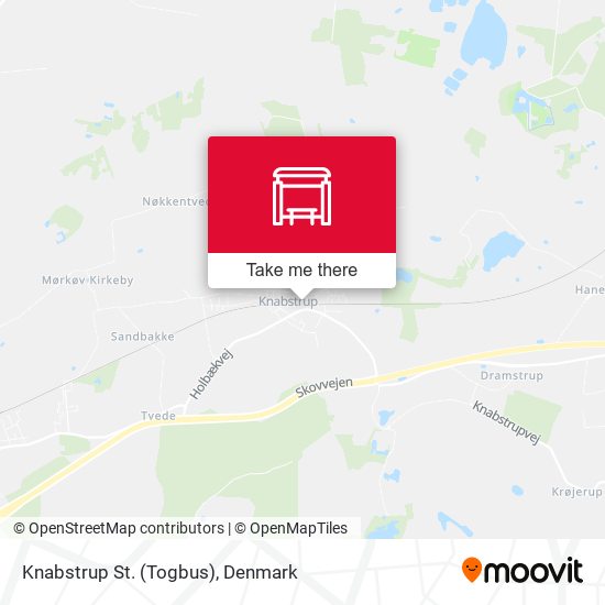 Knabstrup St. (Togbus) map