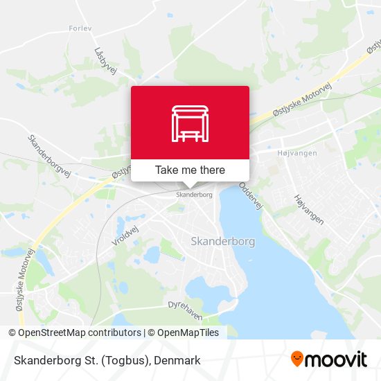 Skanderborg St. (Togbus) map