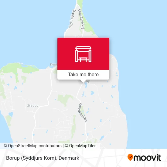 Borup (Syddjurs Kom) map