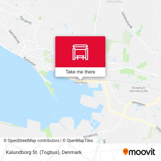Kalundborg St. (Togbus) map