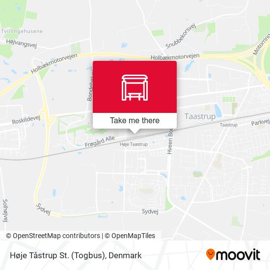 Høje Tåstrup St. (Togbus) map