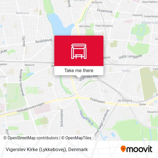 Vigerslev Kirke (Lykkebovej) map