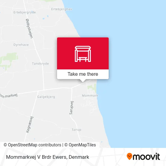 Mommarkvej V Brdr Ewers map