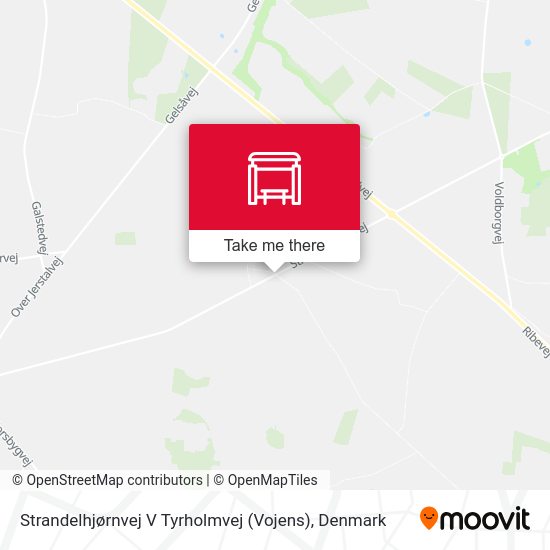 Strandelhjørnvej V Tyrholmvej (Vojens) map