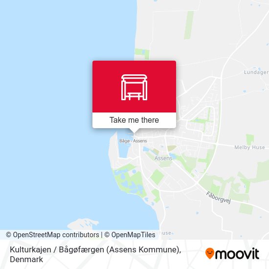 Kulturkajen / Bågøfærgen (Assens Kommune) map