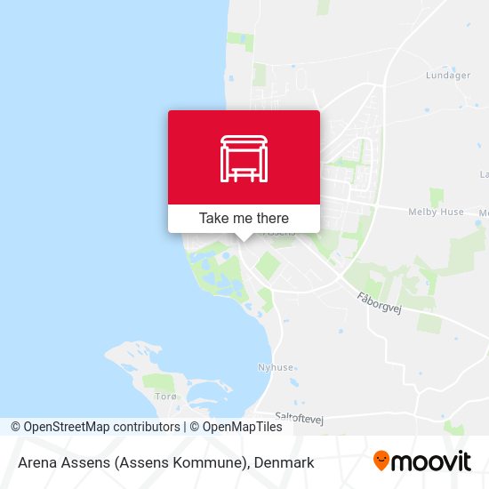 Arena Assens (Assens Kommune) map