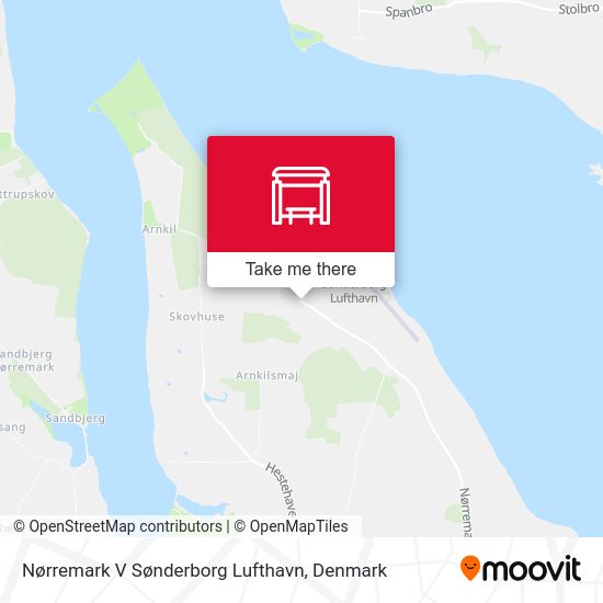 Nørremark V Sønderborg Lufthavn map