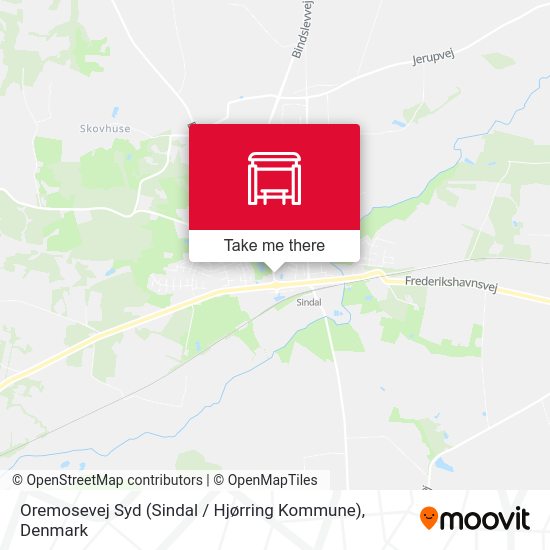 Oremosevej Syd (Sindal / Hjørring Kommune) map