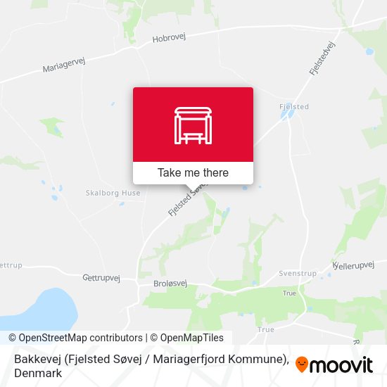 Bakkevej (Fjelsted Søvej / Mariagerfjord Kommune) map