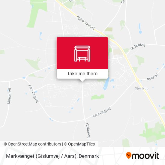 Markvænget (Gislumvej / Aars) map