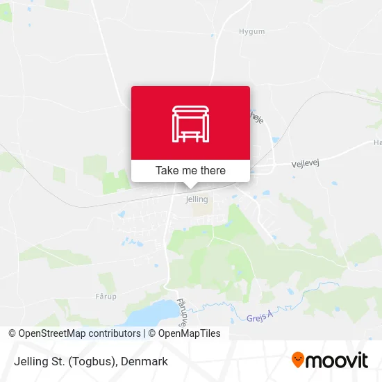 Jelling St. (Togbus) map