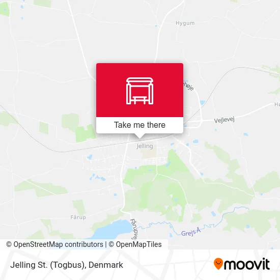 Jelling St. (Togbus) map
