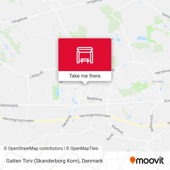 Galten Torv (Skanderborg Kom) map