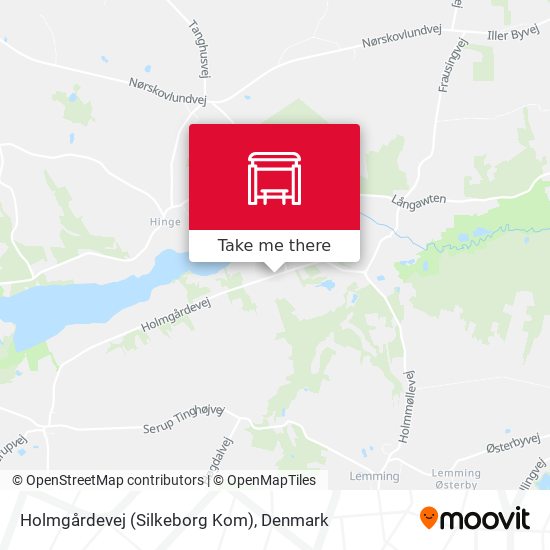 Holmgårdevej (Silkeborg Kom) map
