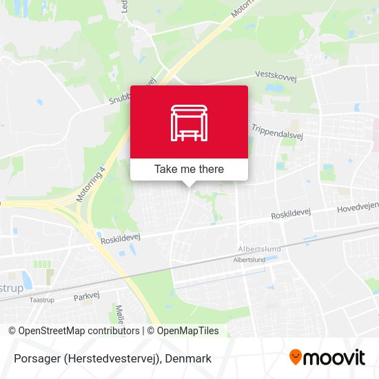 Porsager (Herstedvestervej) map