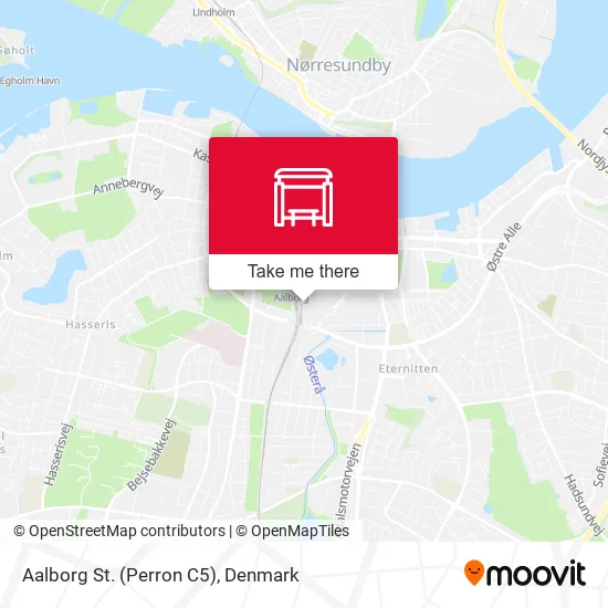 Aalborg St. (Perron C5) map