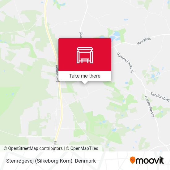Stenrøgevej (Silkeborg Kom) map