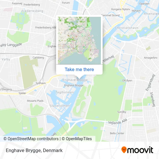 Enghave Brygge map