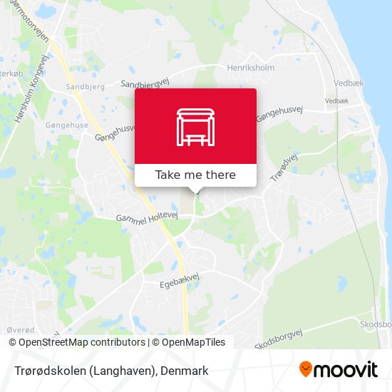 Trørødskolen (Langhaven) map