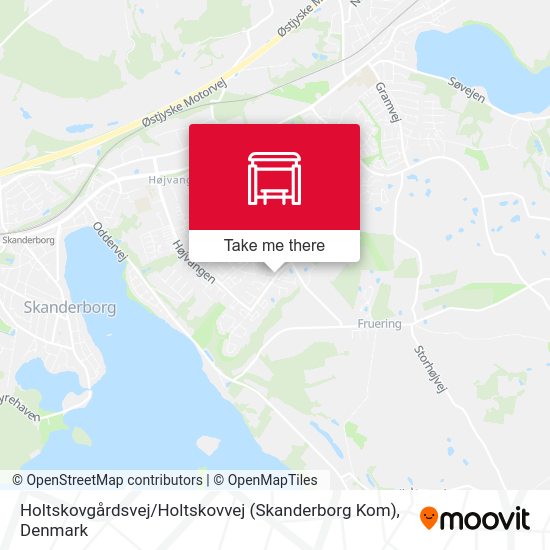 Holtskovgårdsvej / Holtskovvej (Skanderborg Kom) map