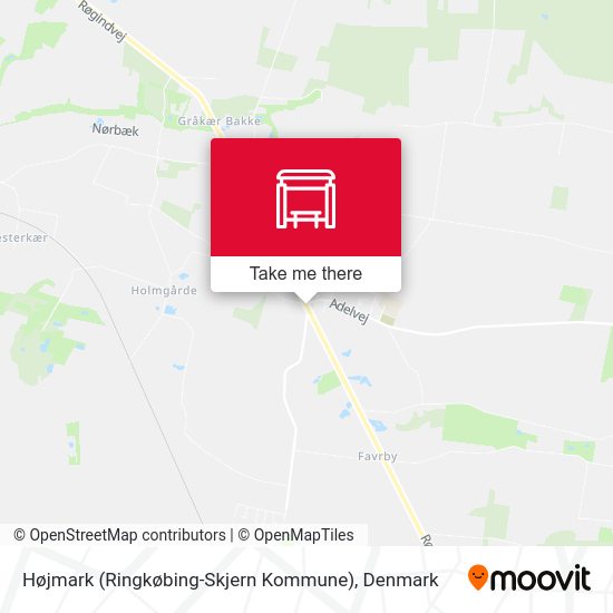 Højmark (Ringkøbing-Skjern Kommune) map