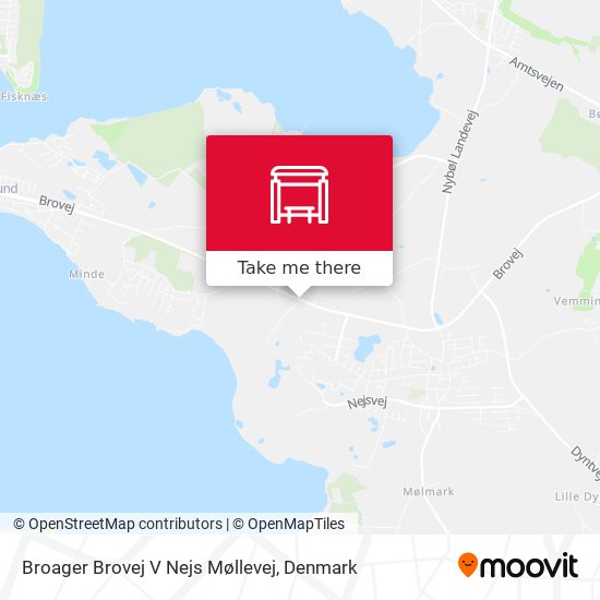 Broager Brovej V Nejs Møllevej map