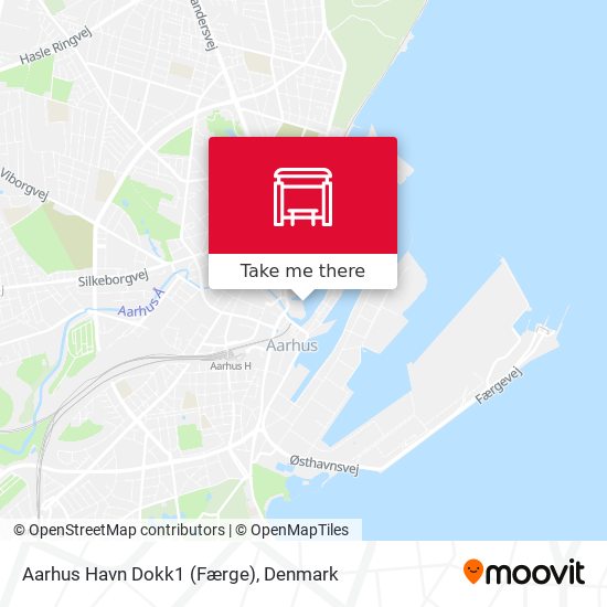 Aarhus Havn Dokk1 (Færge) map