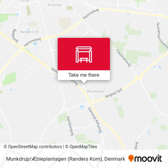 Munkdrup / Æbleplantagen (Randers Kom) map