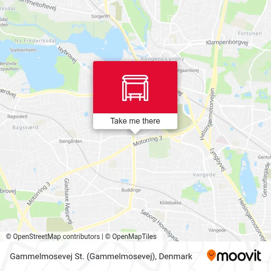 Gammelmosevej St. map