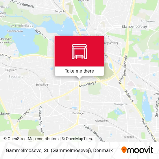 Gammelmosevej St. map