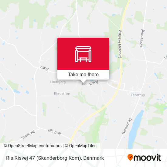 Ris Risvej 47 (Skanderborg Kom) map