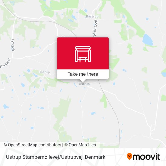 Ustrup Stampemøllevej / Ustrupvej map