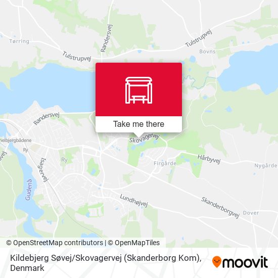 Kildebjerg Søvej / Skovagervej (Skanderborg Kom) map