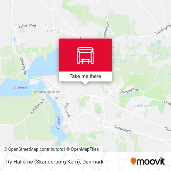 Ry-Hallerne (Skanderborg Kom) map