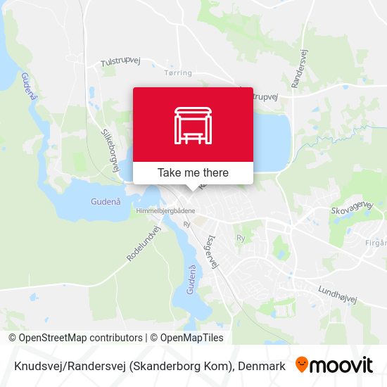 Knudsvej / Randersvej (Skanderborg Kom) map