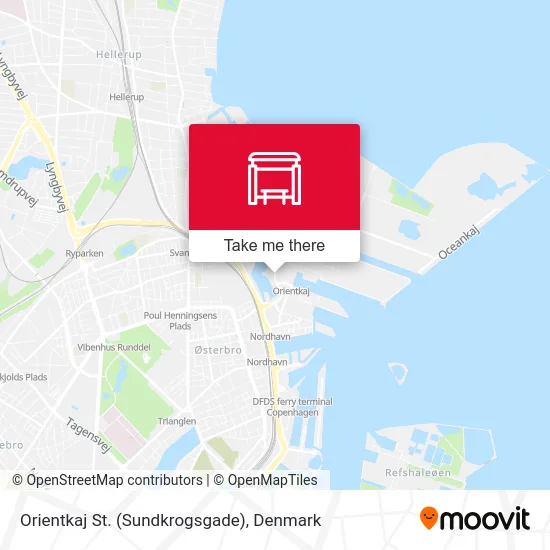 Orientkaj St. (Sundkrogsgade) map