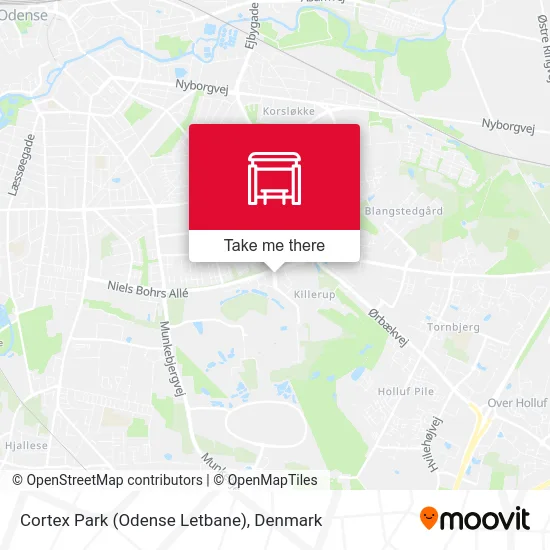 Cortex Park (Odense Letbane) map
