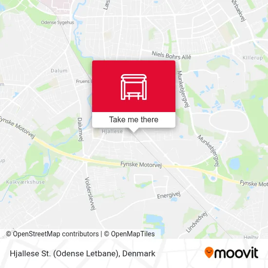 Hjallese St. (Odense Letbane) map