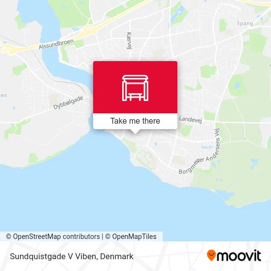 Sundquistgade V Viben map