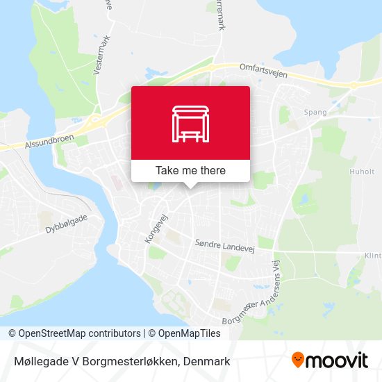Møllegade V Borgmesterløkken map
