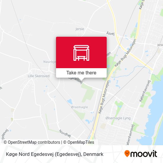 Køge Nord Egedesvej map