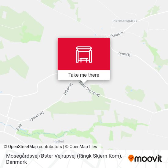 Mosegårdsvej / Øster Vejrupvej (Ringk-Skjern Kom) map