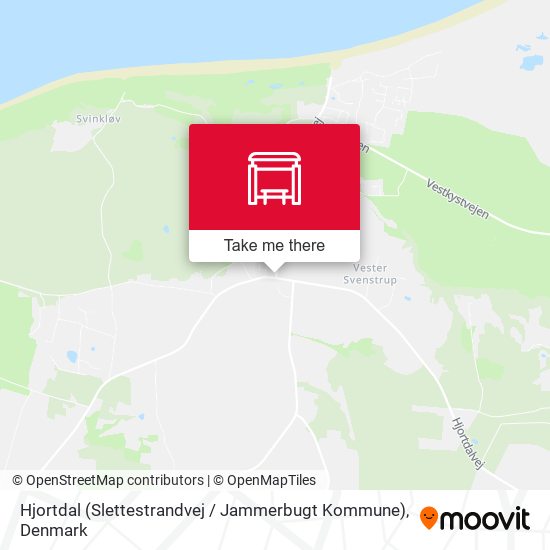 Hjortdal (Slettestrandvej / Jammerbugt Kommune) map