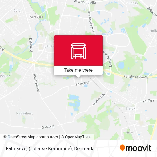 Fabriksvej (Odense Kommune) map