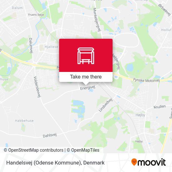 Handelsvej (Odense Kommune) map